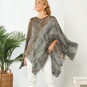 Demdaco Puff Textured Poncho